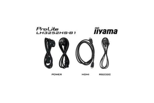  Фото информационный дисплей iiyama 32" lh3252hs-b1 - фото 9