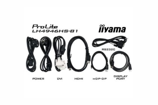  Фото информационный дисплей iiyama 98" lh9852uhs-b1 - фото 8