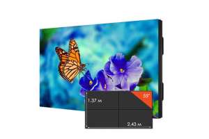  Фото видеостена 3x3 nec un552v 55" (шов: 3,5) - фото 3