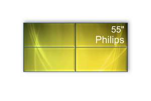  Фото видеостена 2x2 philips 55" 55bdl4107x/00 - фото 2