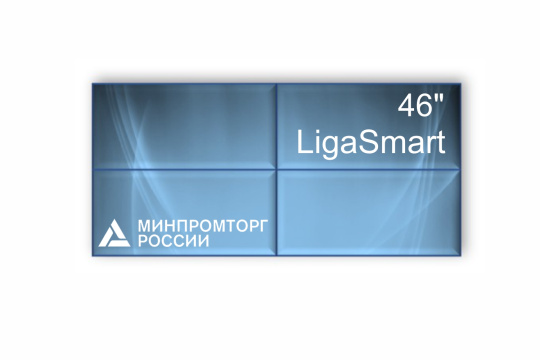 Изображение Видеостена 2x2 шов 0.88 LigaSmart 46" V 46.32