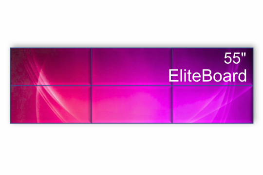 Изображение Видеостена 3x2 EliteBoard 55" BE-55D7