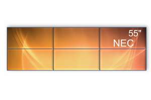  Фото видеостена 3x2 nec un552s 55" (шов: 0,88) - фото 2