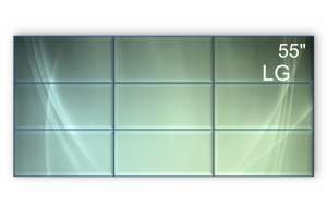  Фото видеостена 3x3 lg 55" 55vm5j-h - фото 2