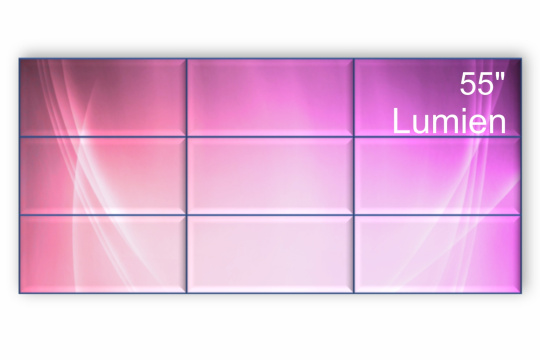 Изображение Видеостена 3x3 Lumien 55" LMW5518LHRU