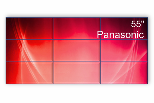 Изображение Видеостена 3x3 Panasonic 55" TH-55LFV9W