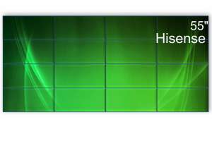  Фото видеостена 4x4 hisense 55l35b5u 55" (шов: 3,5) - фото 2