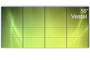  Фото видеостена 4x4 vestel wy55b-2h* 55" (шов: 0,88) - фото 2